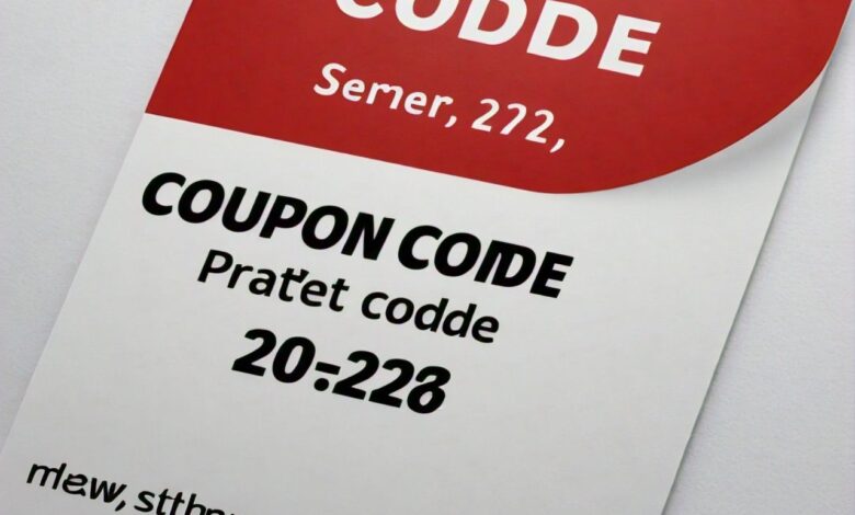 coupon code